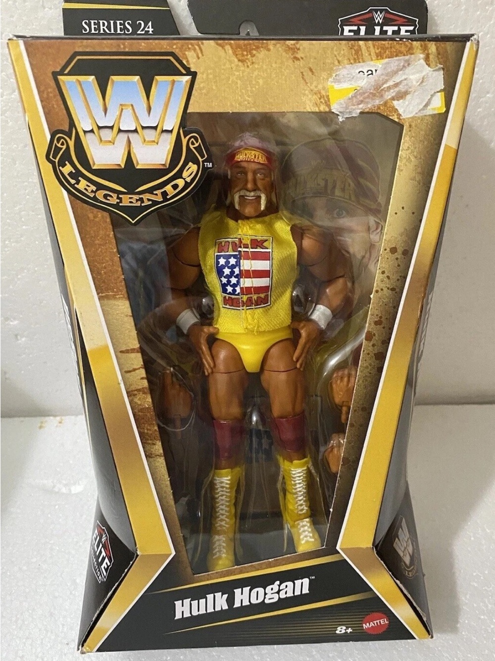 WWE Hulk Hogan Figure - Yellow Red
